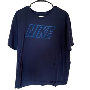 Nike Spell out XXL short sleeve tshirt blue